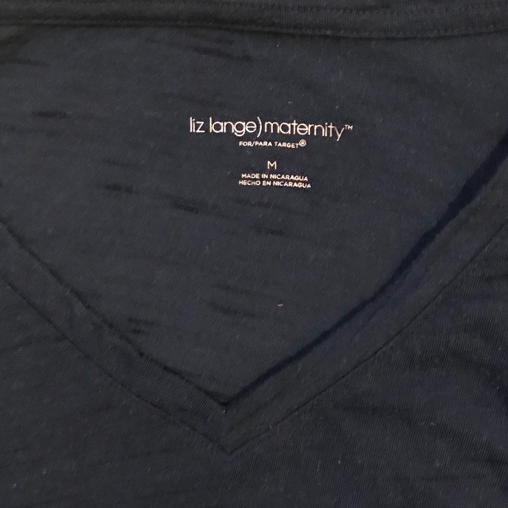 2 medium Liz Lange maternity shirts